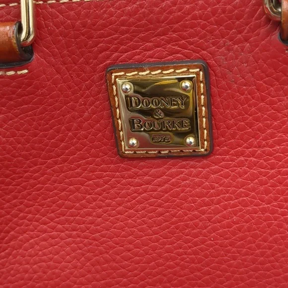 Dooney & Bourke Pebbled Leather Zip Top Satchel - Picture 4 of 13